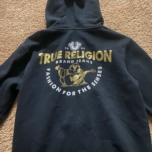 True Religion Charcoal Hoodie